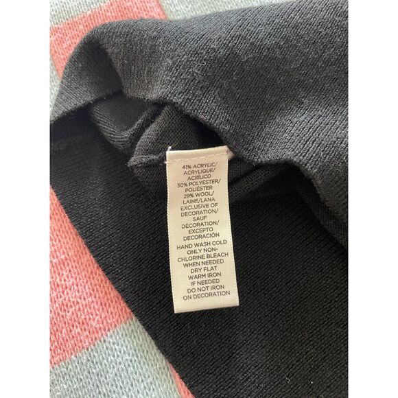 LOFT Women's Jeweled Embellished Neckline Sweater Size S Black Work Office Chic - Picture 5 of 5